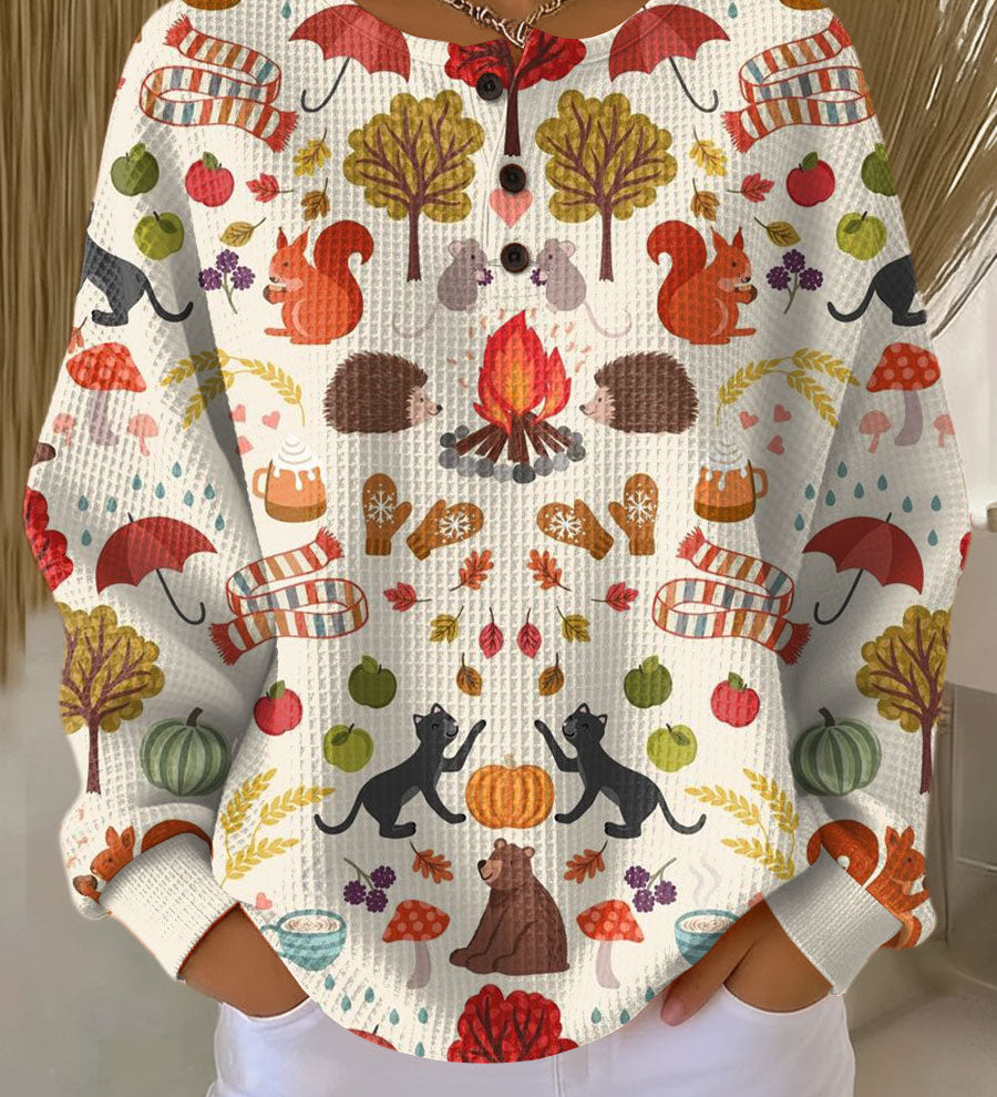 Clodagh - Fall Forest Top