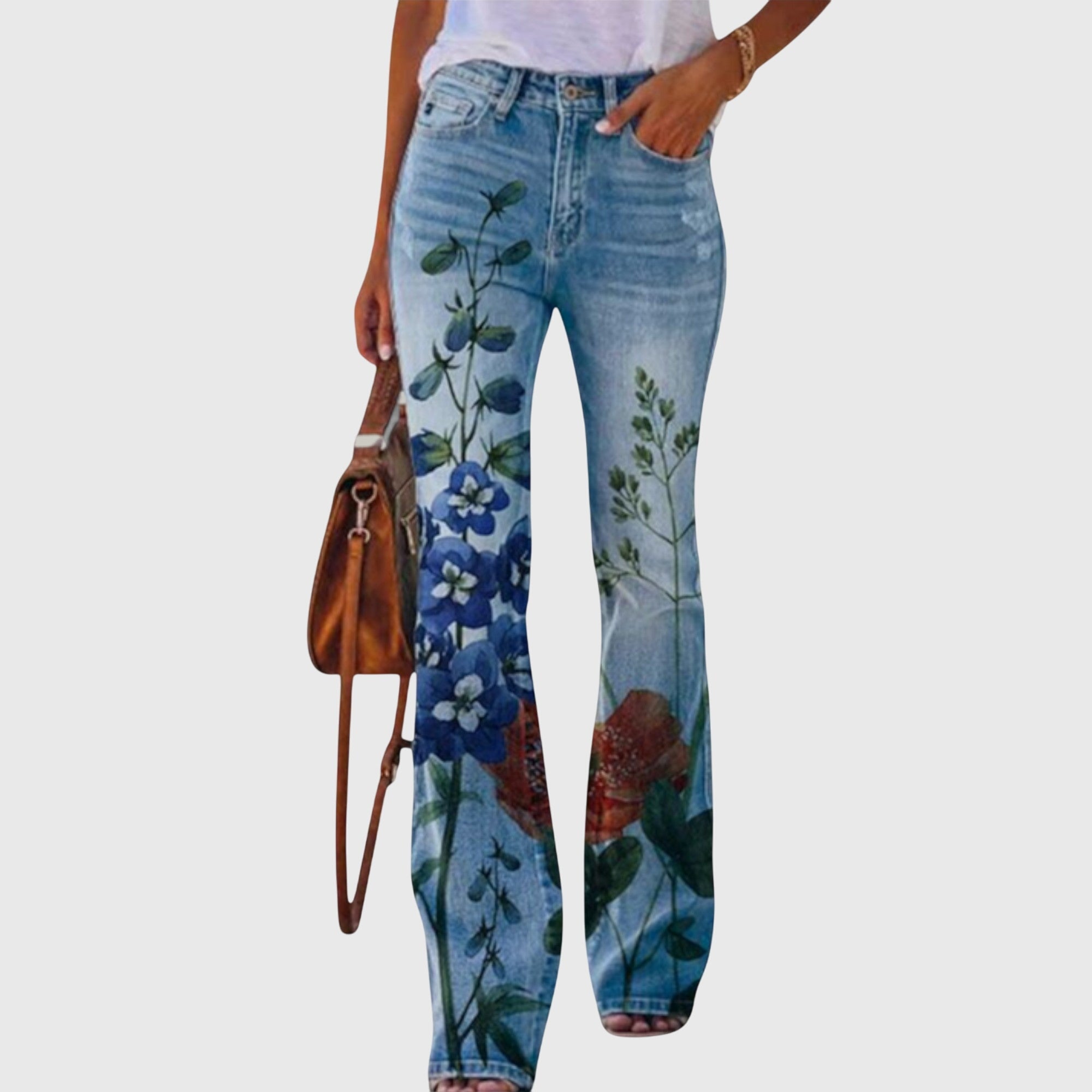 Saoirse - Trousers with Flowers