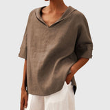 Éabha - Casual Loose-Fit Blouse