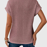 Fionnuala - Elegant Blouse with Crew Neck