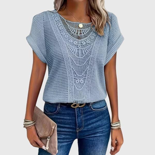 Áine - Elegant Ibiza Style Blouse