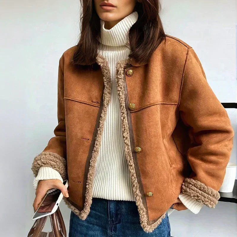 Croía - Buttoned Sheepskin Jacket