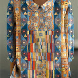 Doireann - Artistic Mosaic Blouse