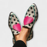 Mairéad - Shona – Beige Heart Loafers