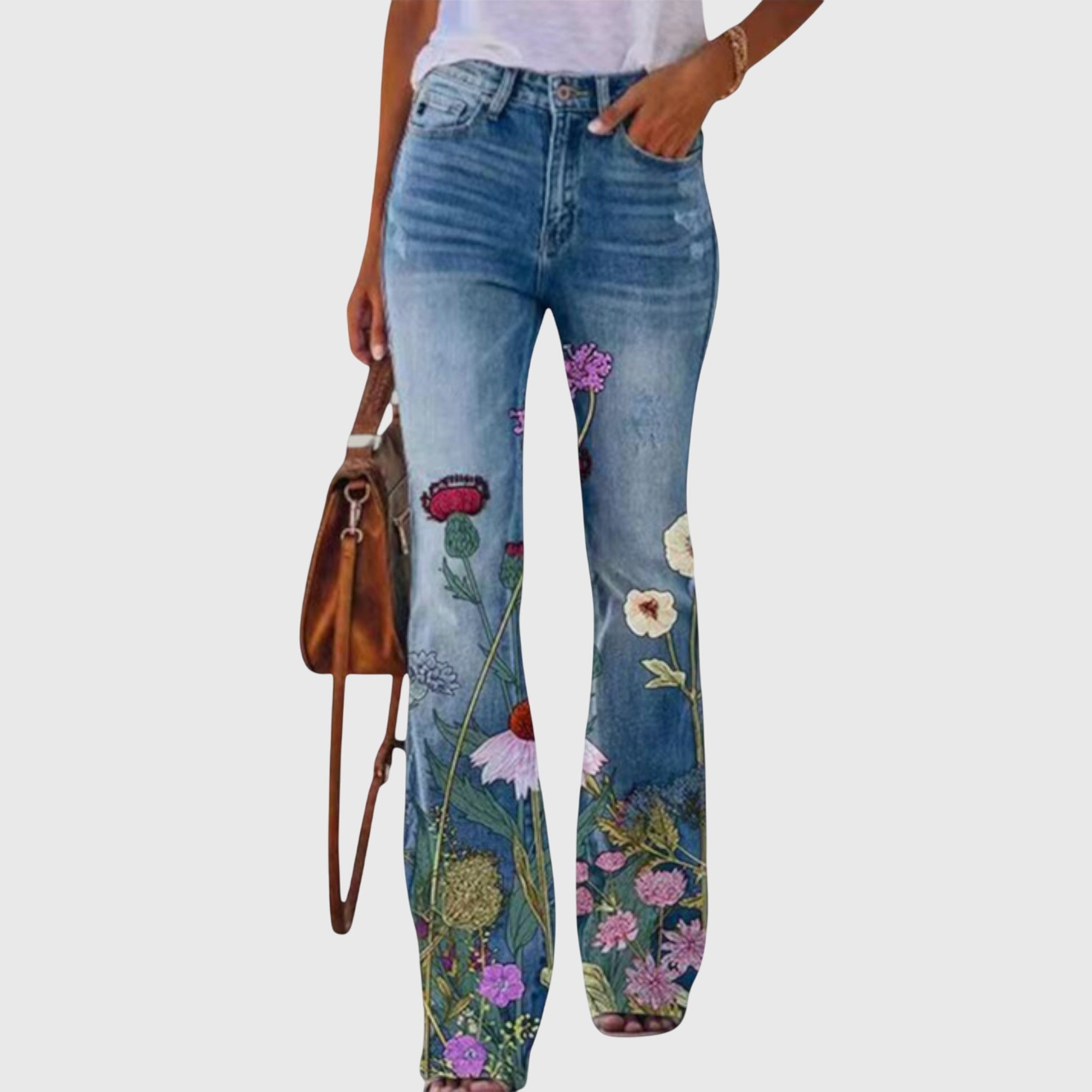 Saoirse - Trousers with Flowers