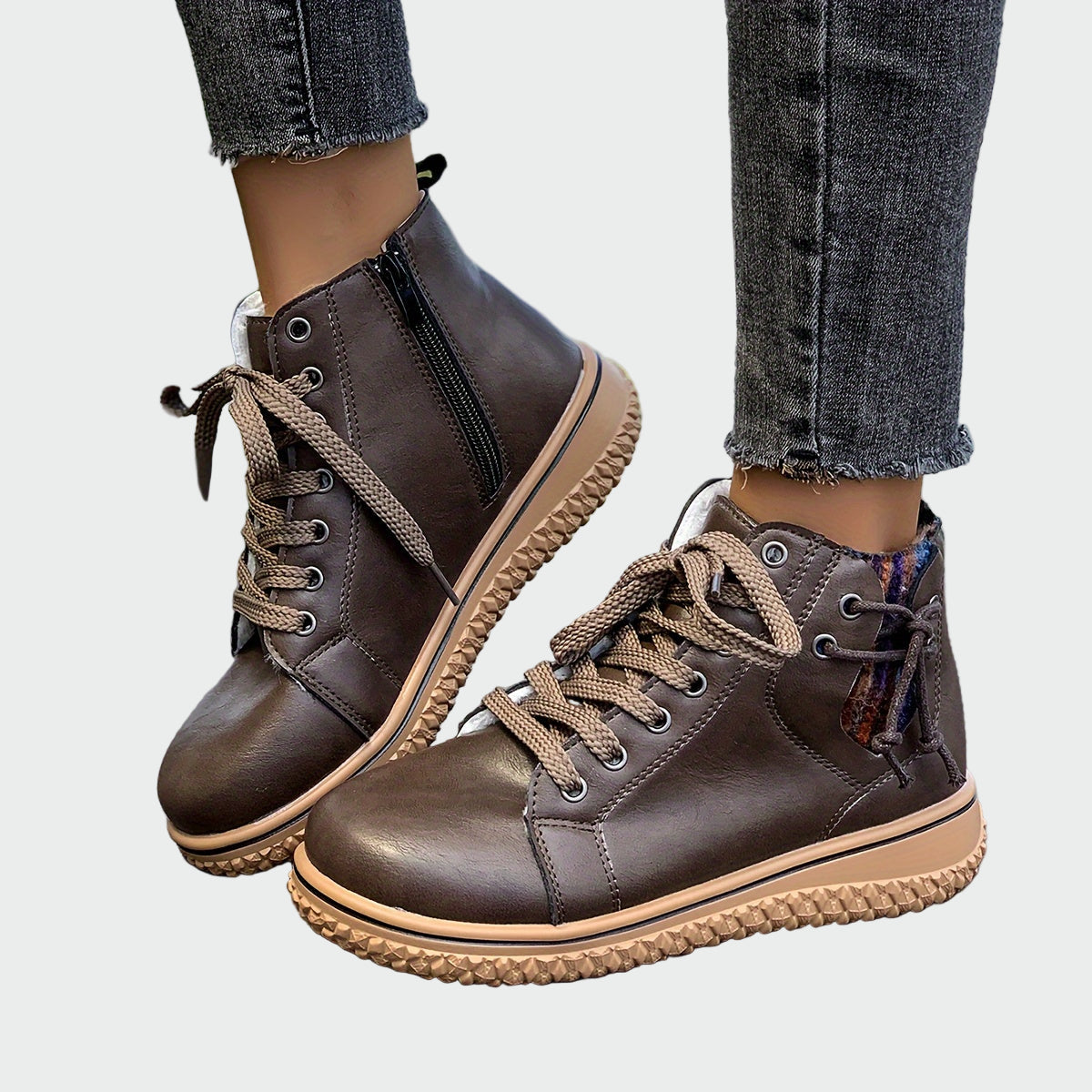 Gobnait - Leather Orthopedic Ankle Boots