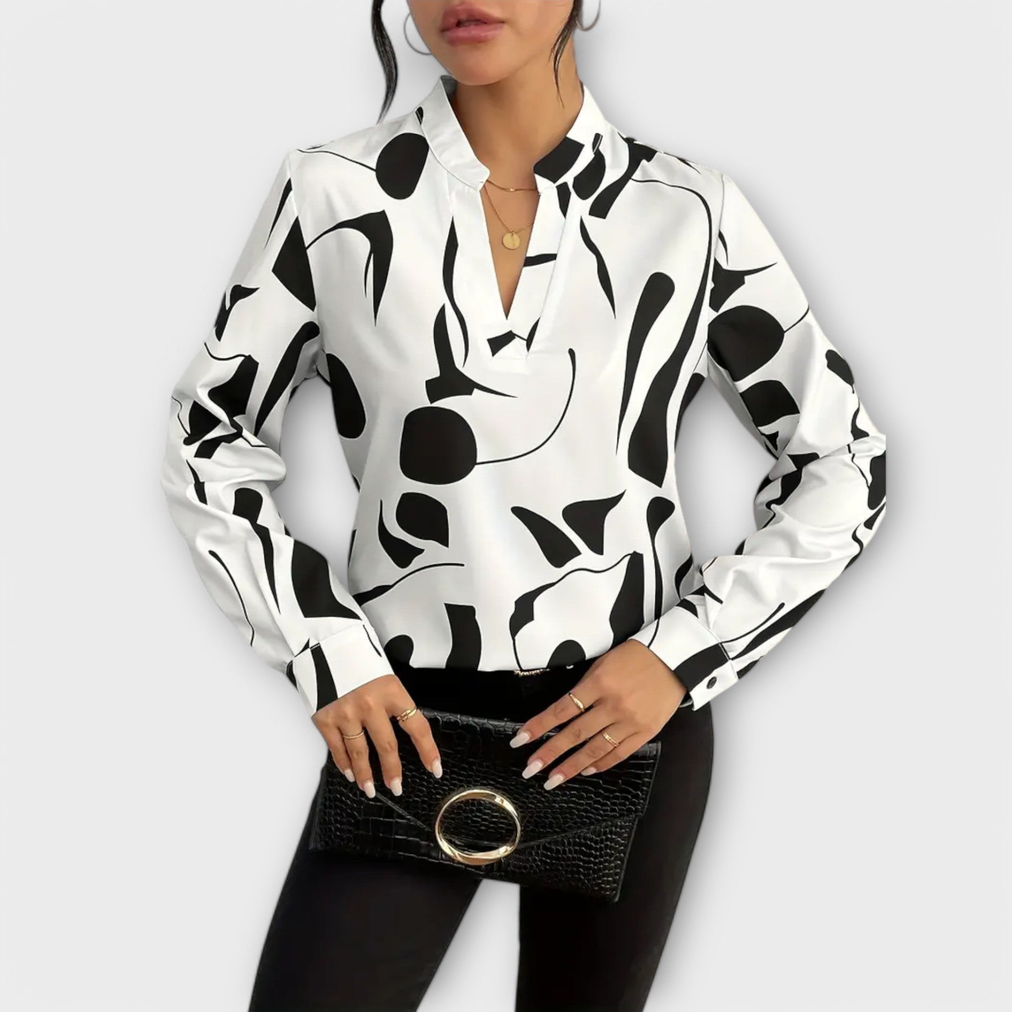 Oonagh - Lara Elegant Blouse With Design