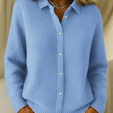 Doireann - Ribbed Knit Cardigan, Four Colours