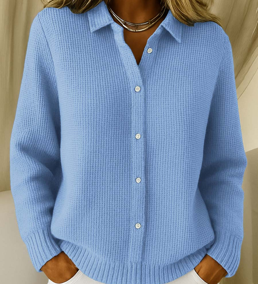 Doireann - Ribbed Knit Cardigan, Four Colours