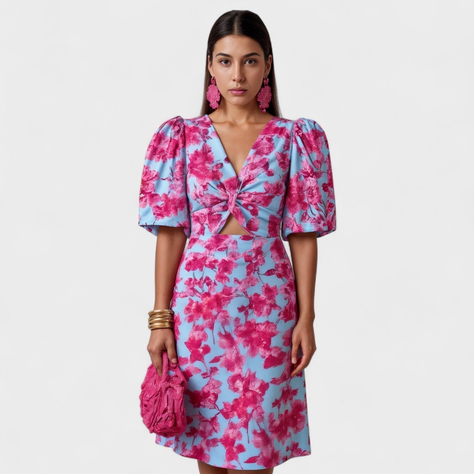 Eimear - Tropical Fire Dress