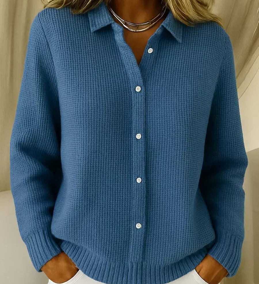 Doireann - Ribbed Knit Cardigan, Four Colours