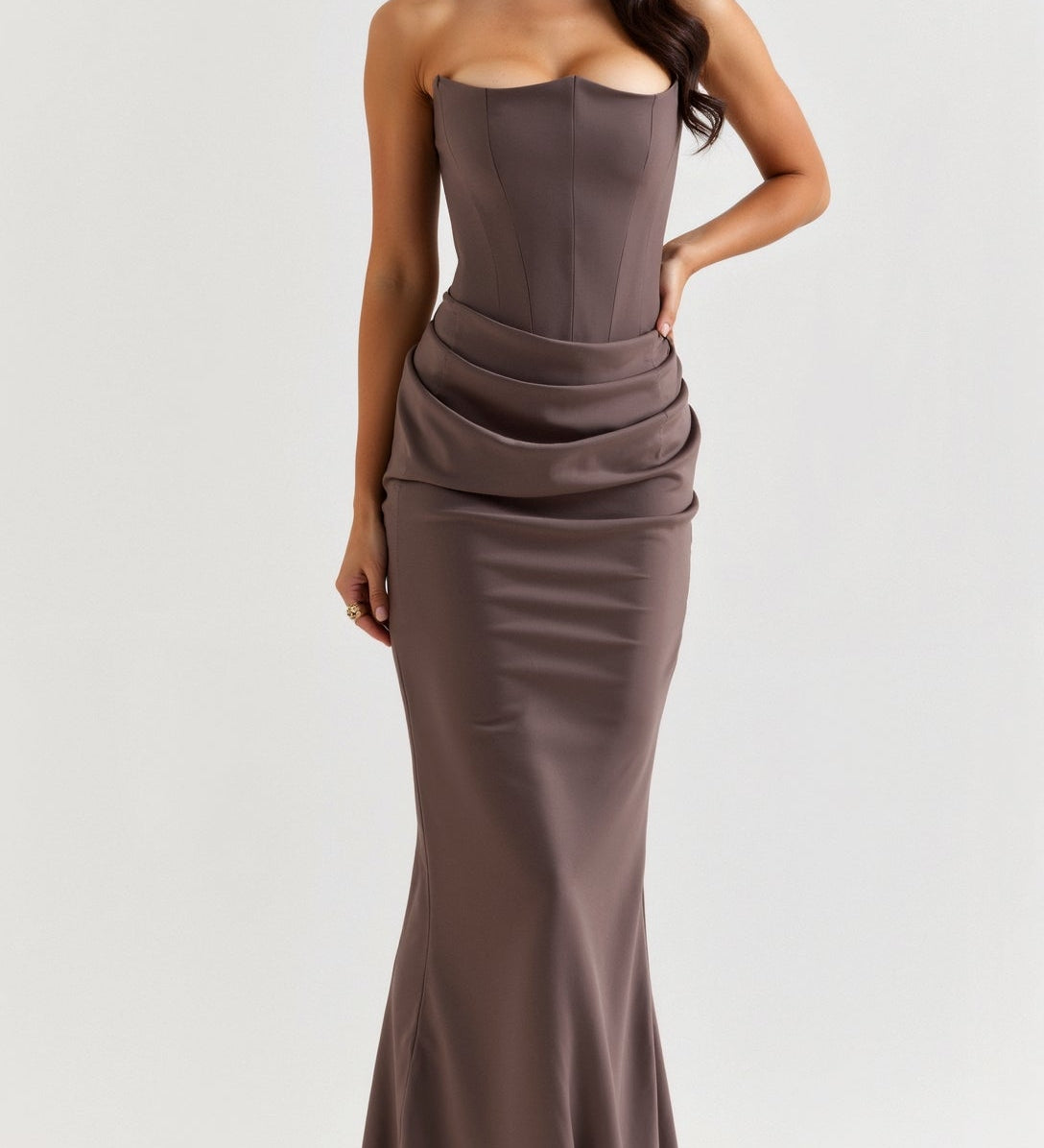 Síofra - Long dress with bodice