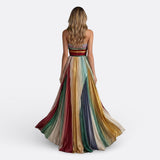 Emer - Long Strapless Dress