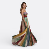 Emer - Long Strapless Dress