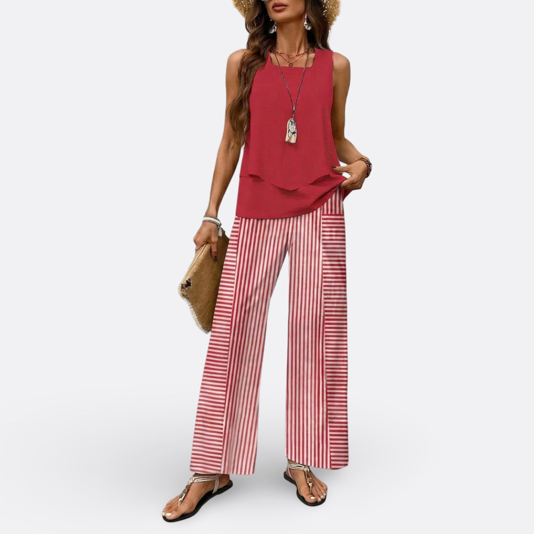 Shauna - Two-Piece Straight Cut Set