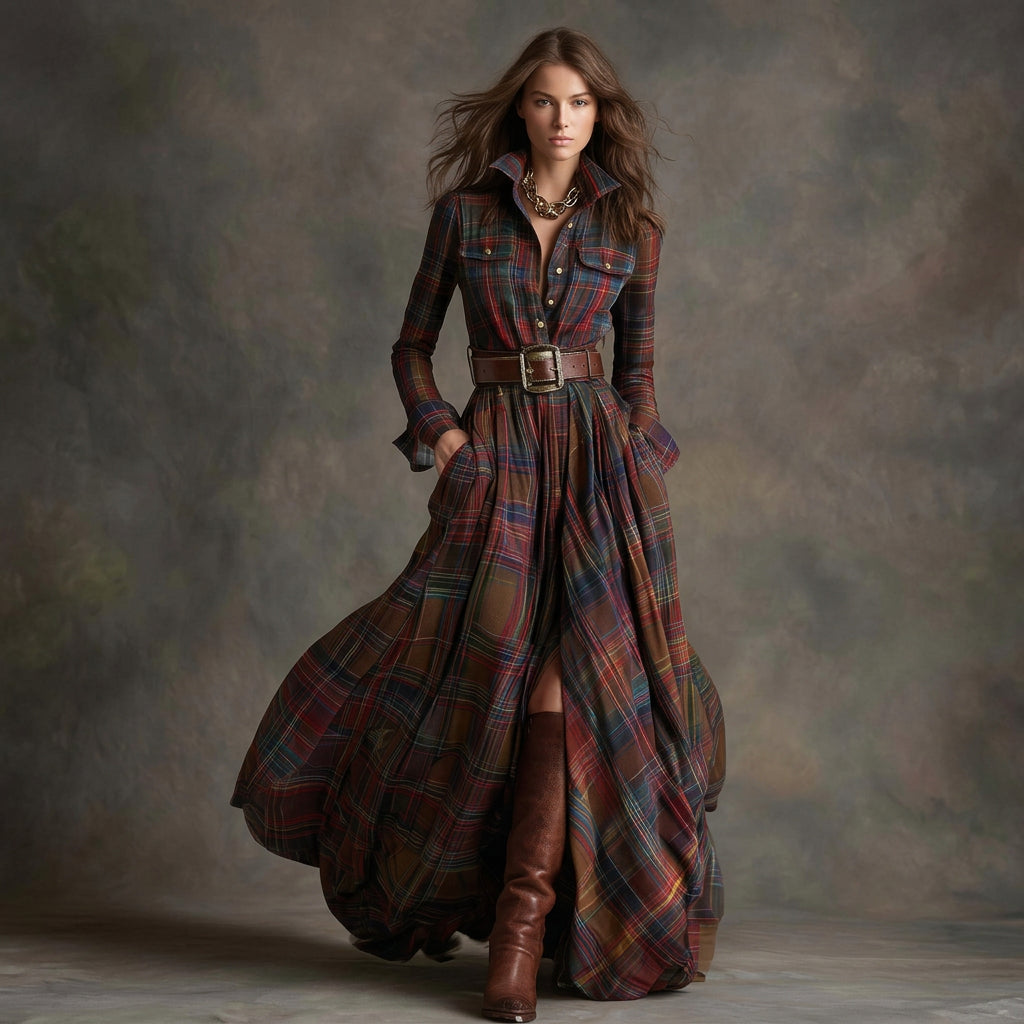 Aisling - Shirt Dress with Belt