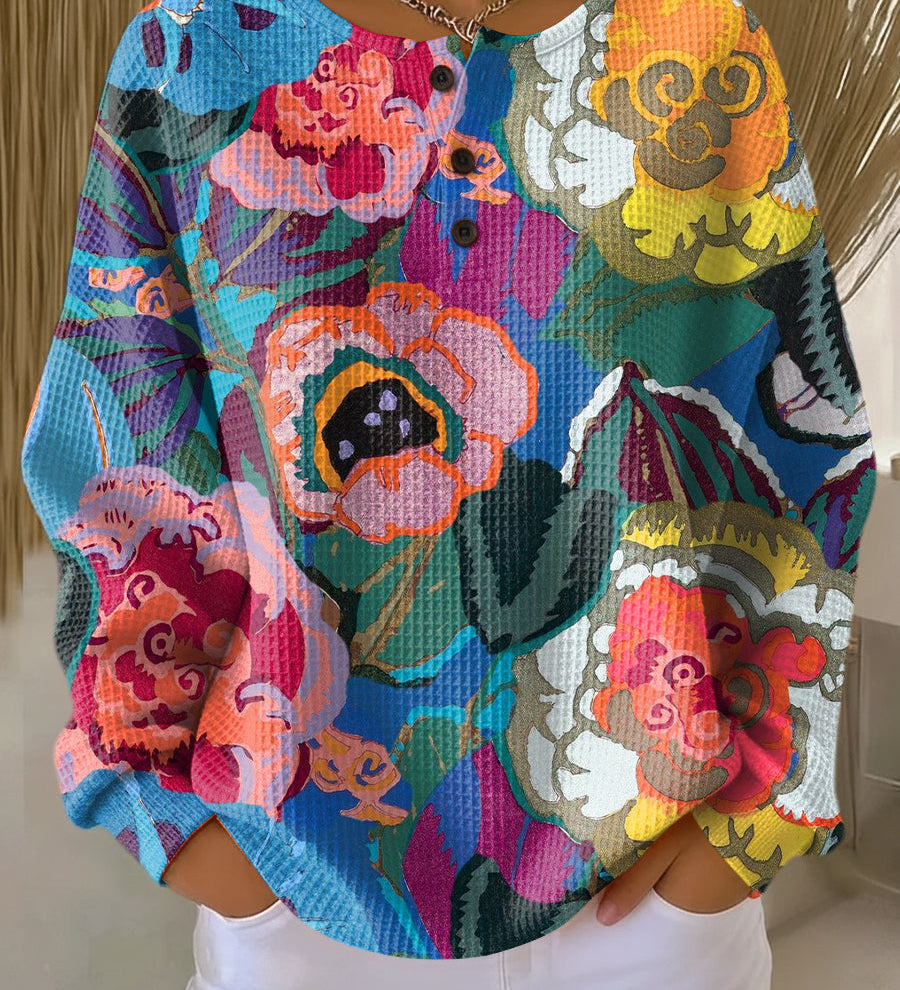 Deirdre - Large Floral Top