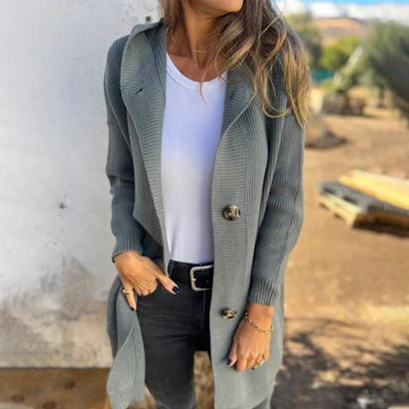 Honora - Cozy Hooded Cardigan