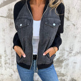 Caitlín - Denim Hooded Jacket