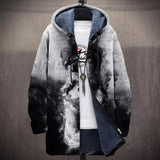 Eimear - Black and White Smoky Print Jacket