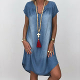 Muirne - Relaxed Summer Denim Dress