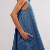 Ciara - Sleeveless Backless Mini Dress