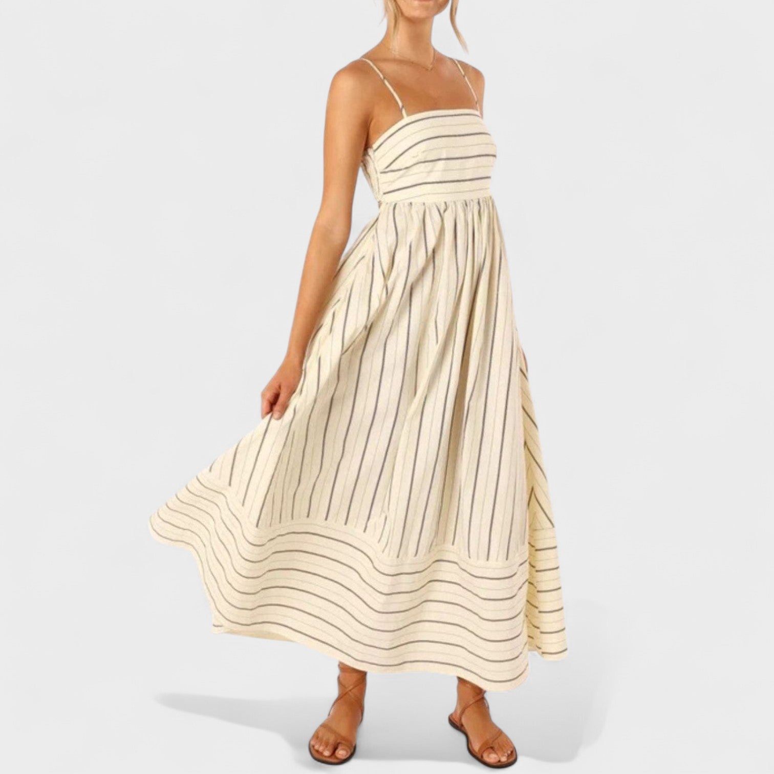 Eimear - Long Striped Dress