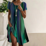 Caoimhe - Relaxed Boho Dress with Gradient