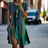 Caoimhe - Relaxed Boho Dress with Gradient